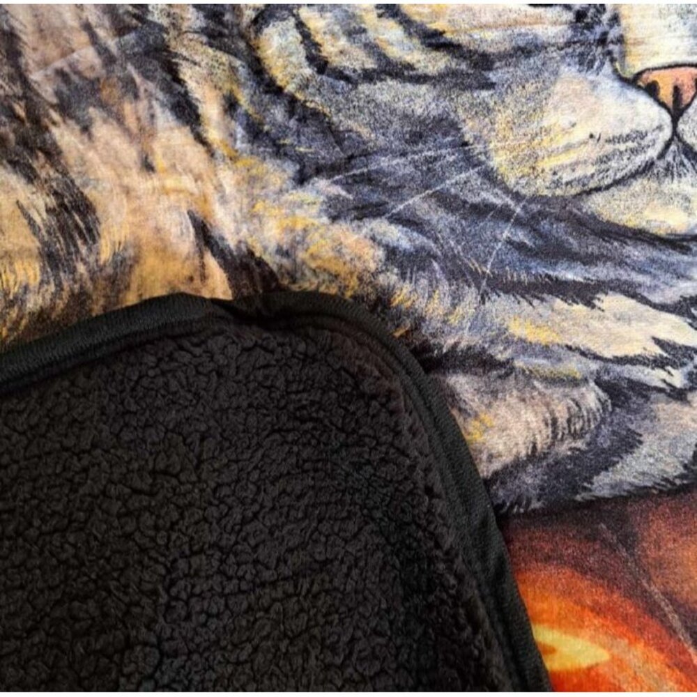 New Witches Cat Plush Throw Gift Blanket Sherpa Lisa Parker Witchcraft Enchanted - Picture 4 of 5